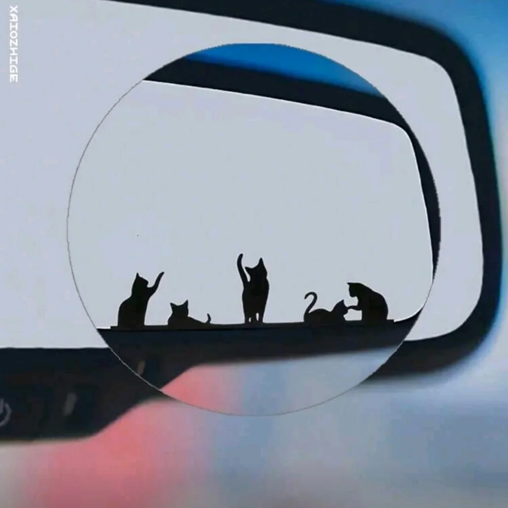 Kitty Cats Playin Animal Vinyl Graphic Auto Wall Car Laptop Decal Animal Sticker